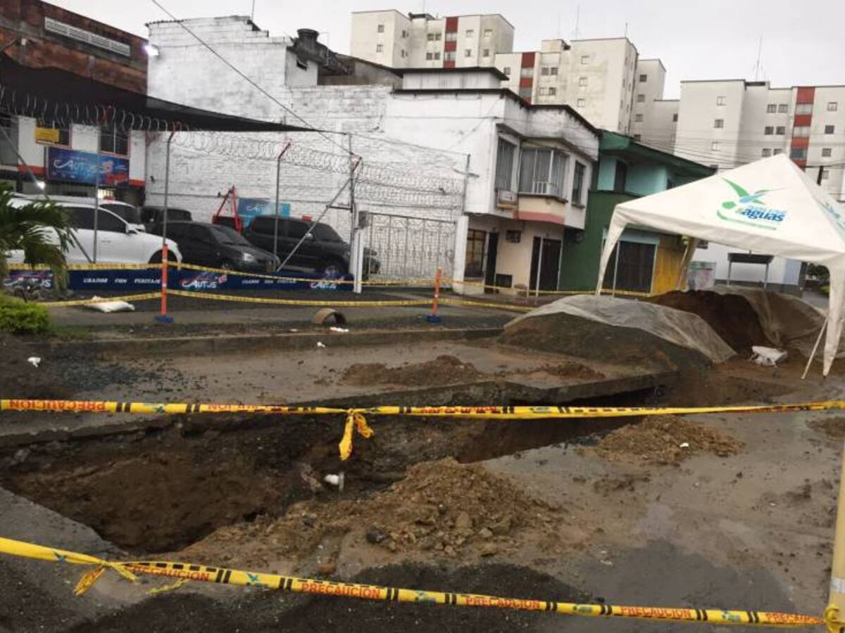 Fuga dejó sin agua a gran parte del Centro de Pereira