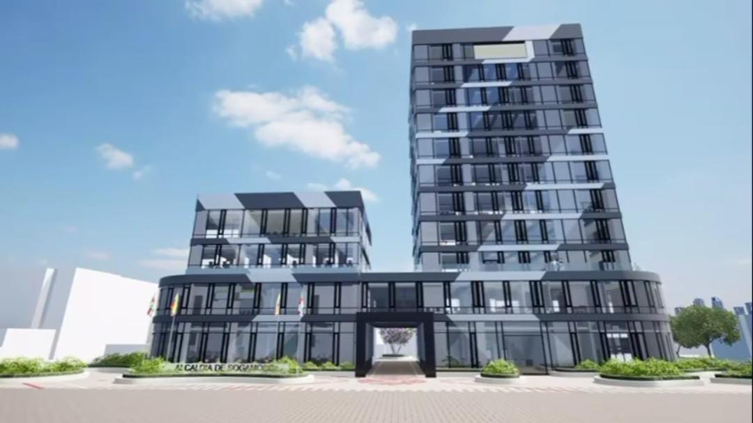 Así quedará el nuevo edificio administrativo de la Alcaldía de Sogamoso, cuya construcción comenzará en el mes de diciembre.