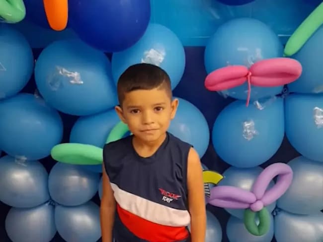 Maximiliano Cano, de seis años, desaparecido en Remedios. Cortesía: imagen compartida con autorización de la familia.
