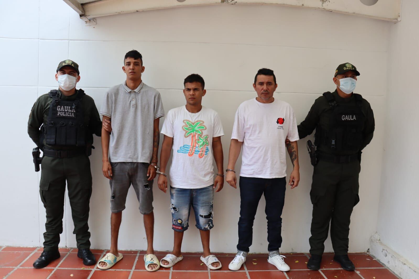 Capturados cuatro presuntos extorsionistas del Clan del Golfo