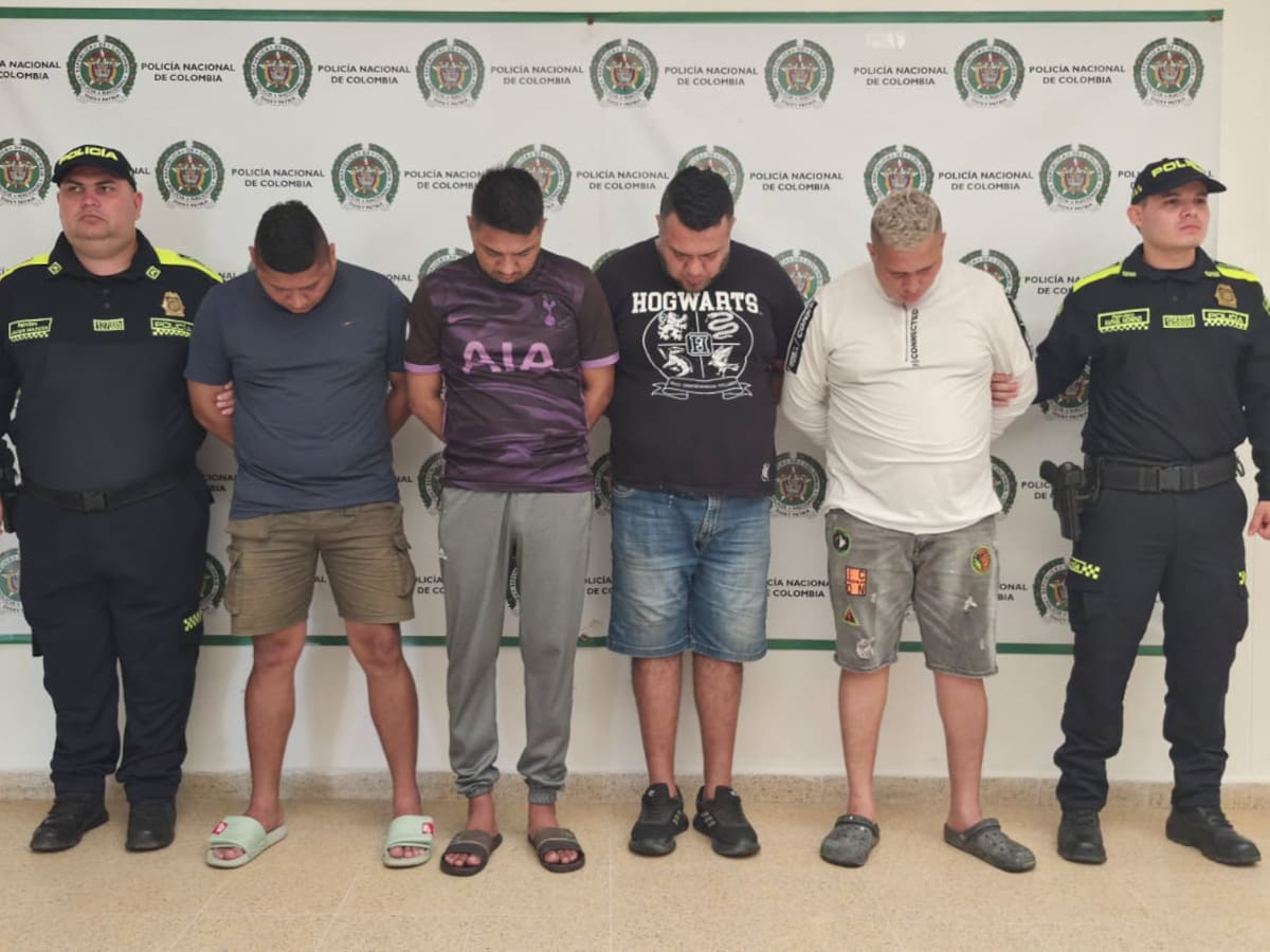 Desarticulan banda dedicada al hurto bancario: seis capturados y once casos esclarecidos