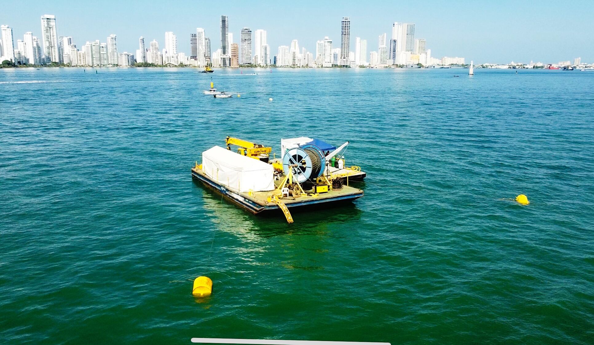 Identifican afectaciones en infraestructura del cable submarino del sistema eléctrico de Cartagena