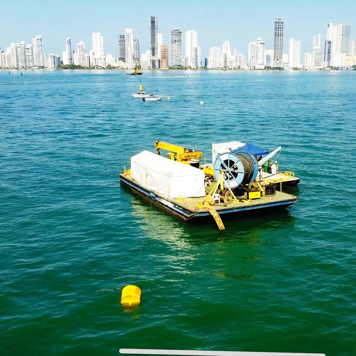 Identifican afectaciones en infraestructura del cable submarino del sistema eléctrico de Cartagena