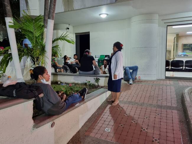 Clínica San Vicente en Barranquilla, donde permanecen los accidentados./ Foto: Caracol Radio