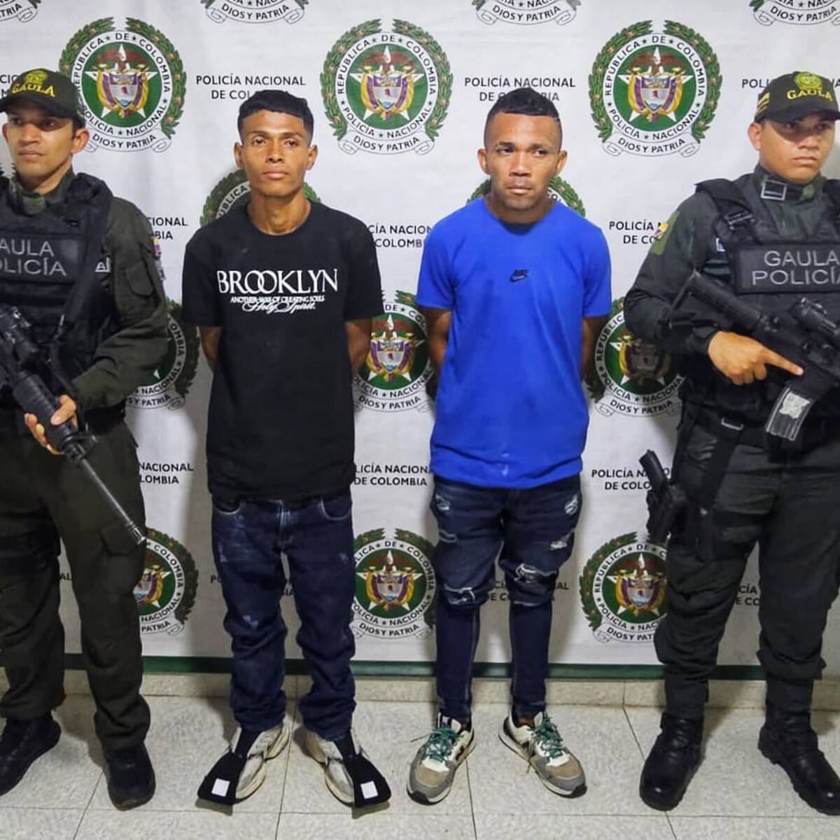 Recibiendo dinero producto de una extorsión, fueron capturados dos individuos en Magangué