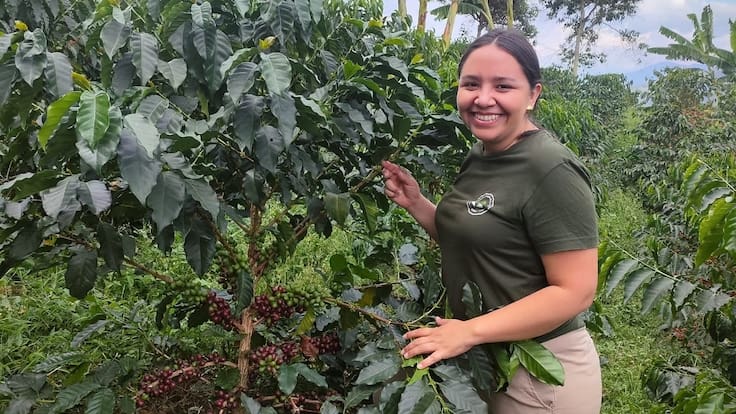Luz Ángela Rojas, caficultora colombiana que vendió una libra de café en más de 160 dólares