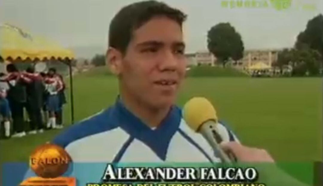 Falcao García en sus inicios