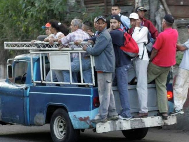Falta de transporte público en Venezuela