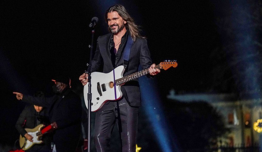 Juanes en concierto en el mes de diciembre 2021