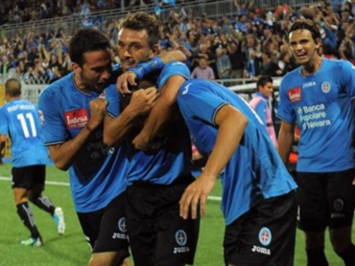 Inter cayó 3-1 ante Novara en cuarta jornada y profundizó su crisis en fútbol italiano