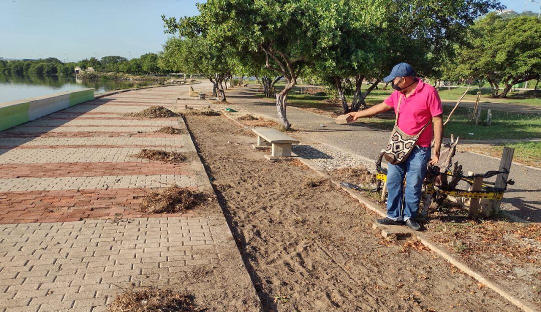 Paseo peatonal vía Perimetral