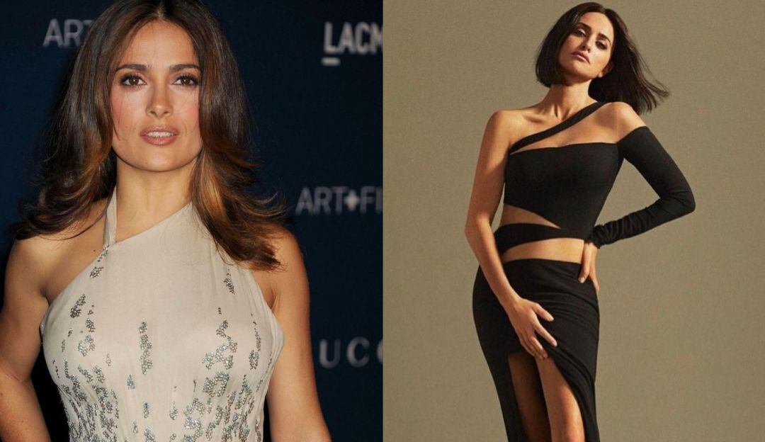 Las actrices Salma Hayek y Penélope Cruz