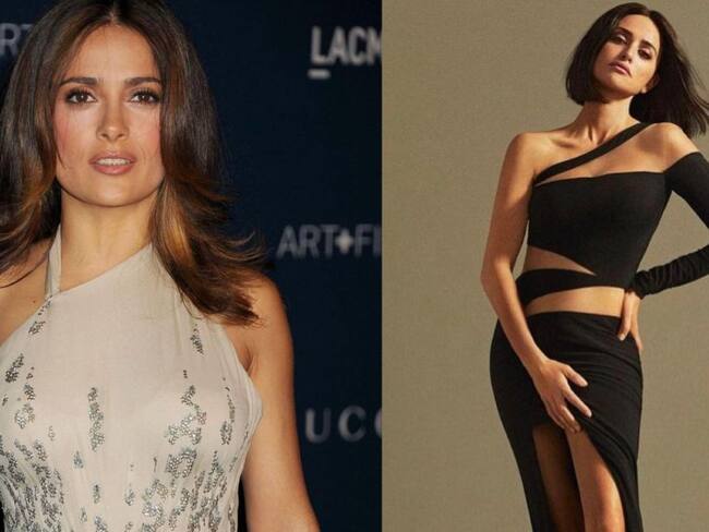 Las actrices Salma Hayek y Penélope Cruz
