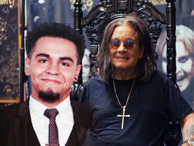 Elliott Kingsley, foto tomada de redes oficiales de Elliott Kingsley; Ozzy Osbourne, Getty Images.