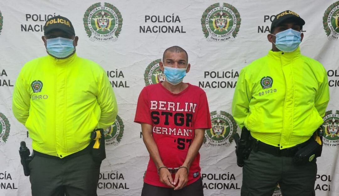 Según la Policía, este sujeto acosaba y se masturbaba delante de dos adolescentes en el municipio de San Juan Nepomuceno