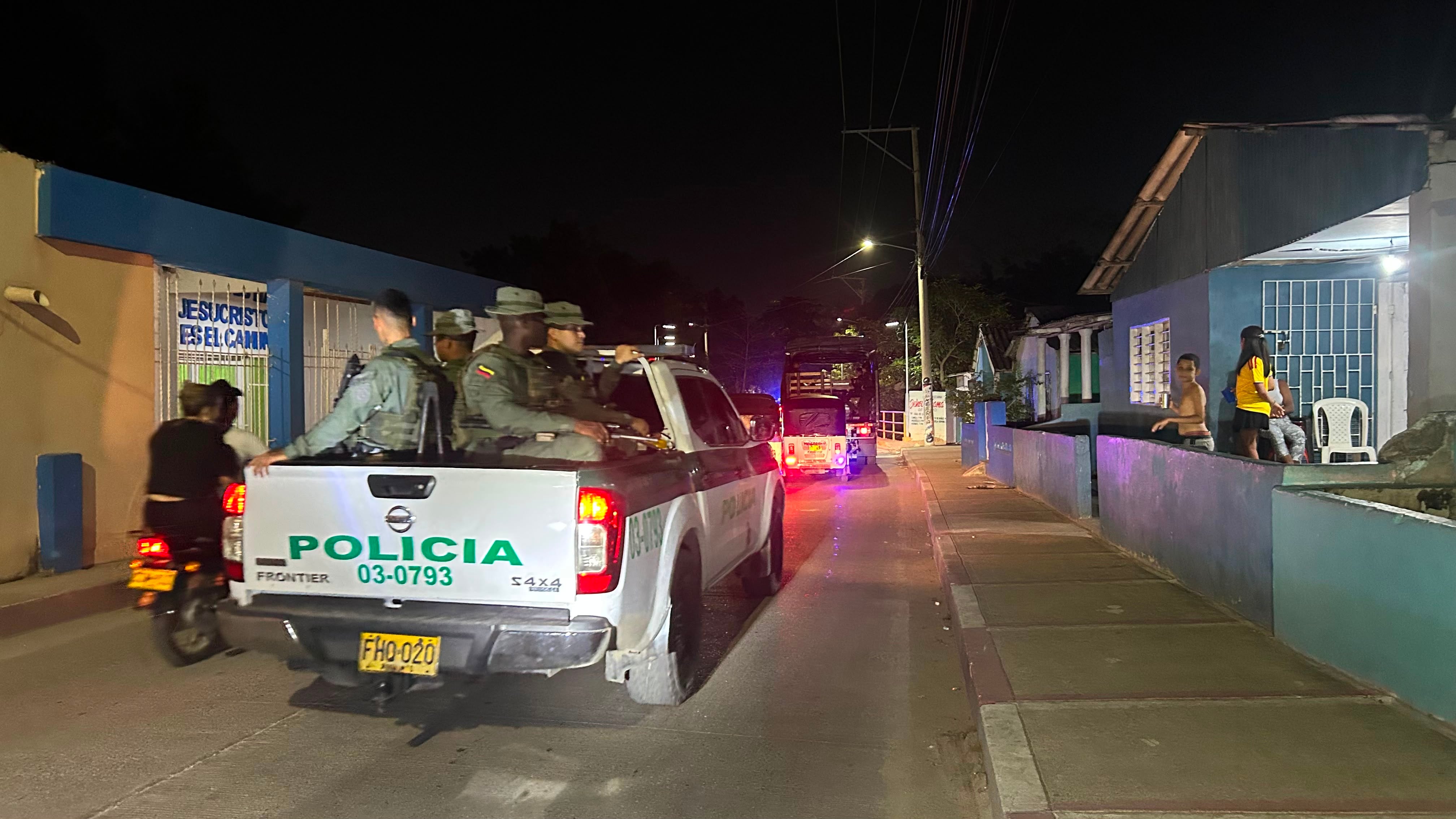 Los controles operativos de la Policía. Foto: cortesía MEBAR.