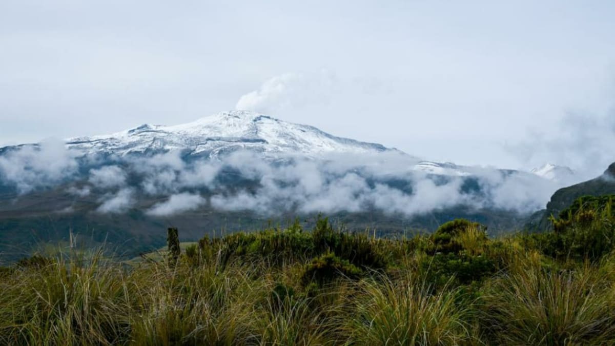 Cráter del Volcán Nevado del Ruiz alcanzó máxima temperatura térmica registrada desde 2007