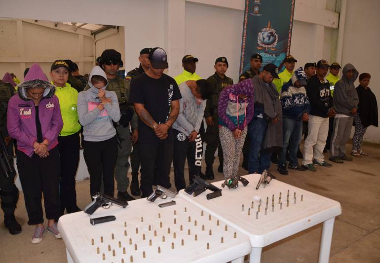 Capturan integrantes de banda dedicada al microtráfico.