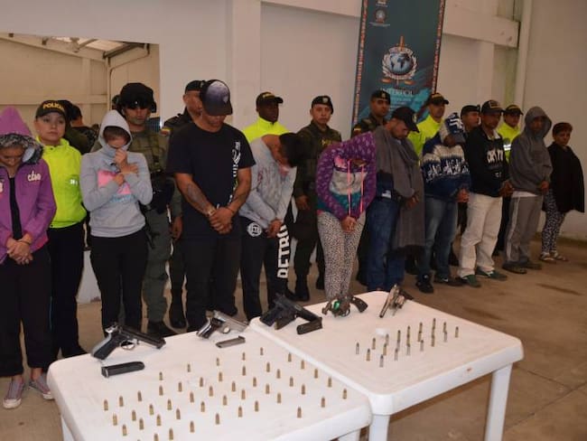 Capturan integrantes de banda dedicada al microtráfico.