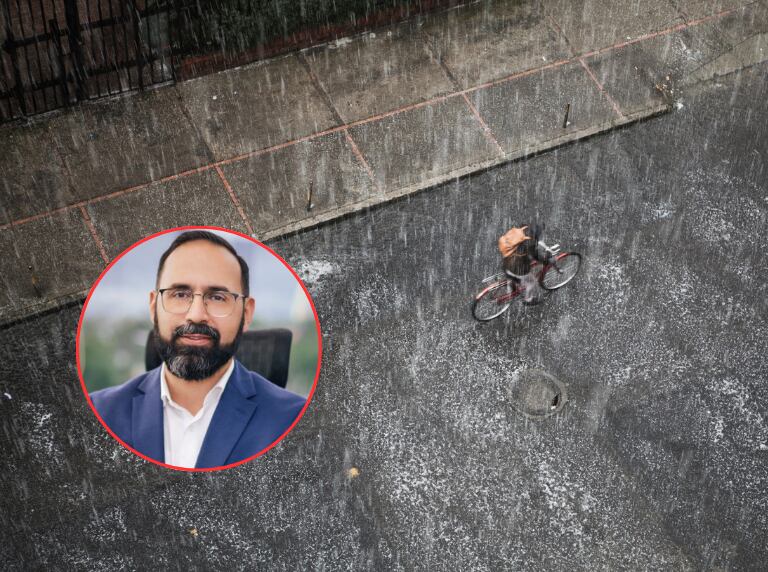 Bogotá con lluvias / Andrés Camacho, ministro de Minas