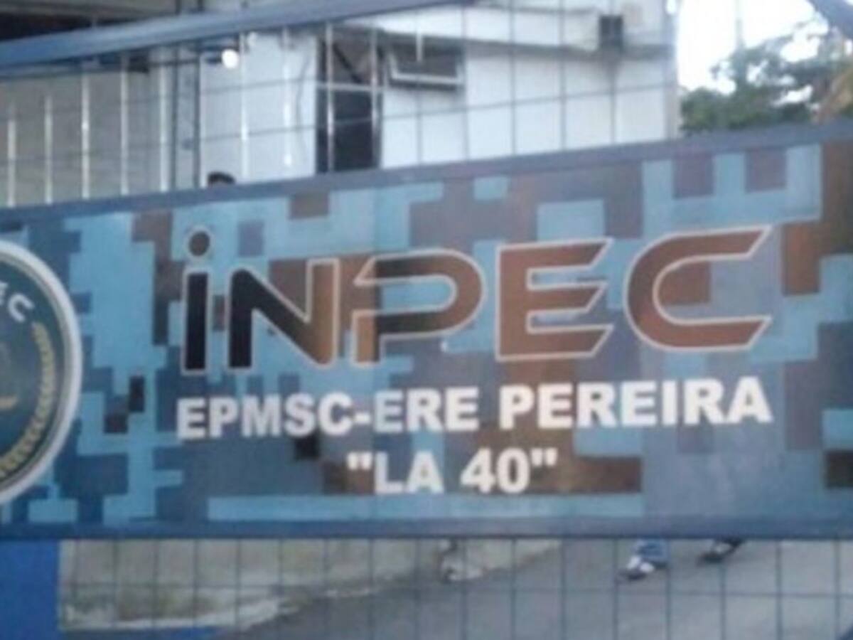 Falleció un recluso de la cárcel de Pereira a causa del COVID-19