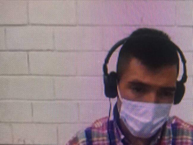 Juan Valderrama en audiencia de reparación