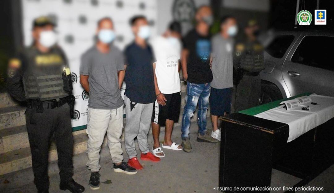 Tres de sus cinco integrantes son del interior del país y, al parecer, viajaban a Cartagena a cometer robos de artículos de alta gama