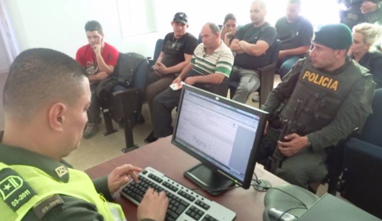 Cubanos detenidos en Antioquia