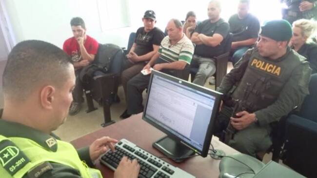 Cubanos detenidos en Antioquia