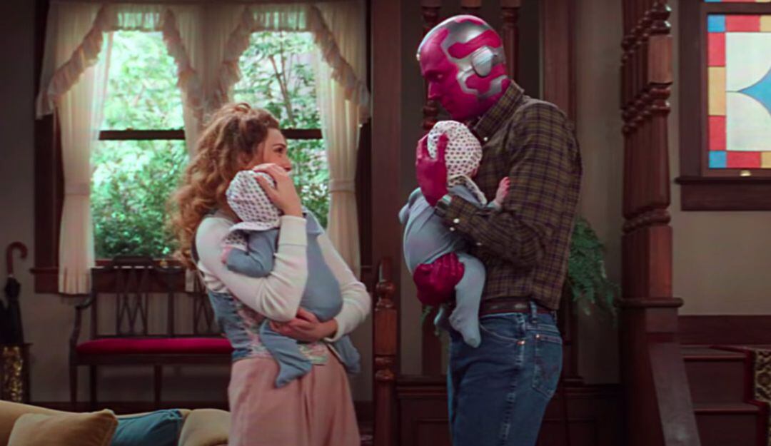 Fotografía del rodaje de 'Wandavision'