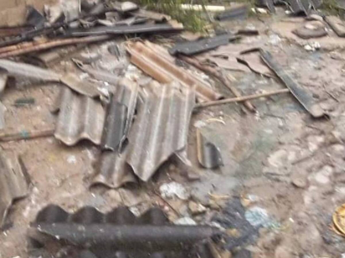 Vendaval destechó más de 30 viviendas en corregimiento de Calamar, Bolívar