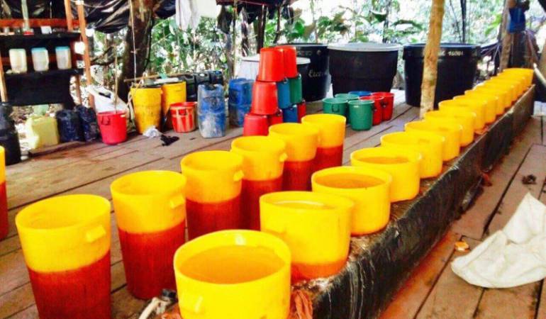 Laboratorio destruido