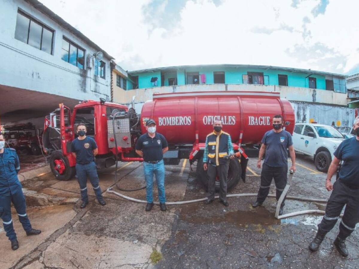 Nuevos elementos para los bomberos de Ibagué