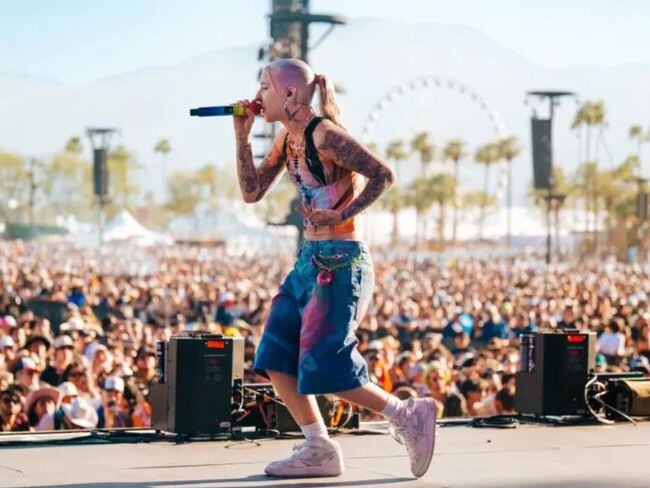 Young Miko en Coachella 2024.