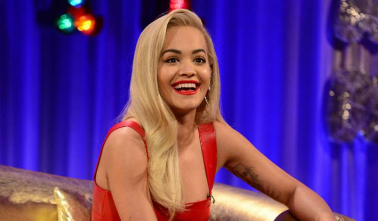 Rita Ora en el programa 'Chatty Man'