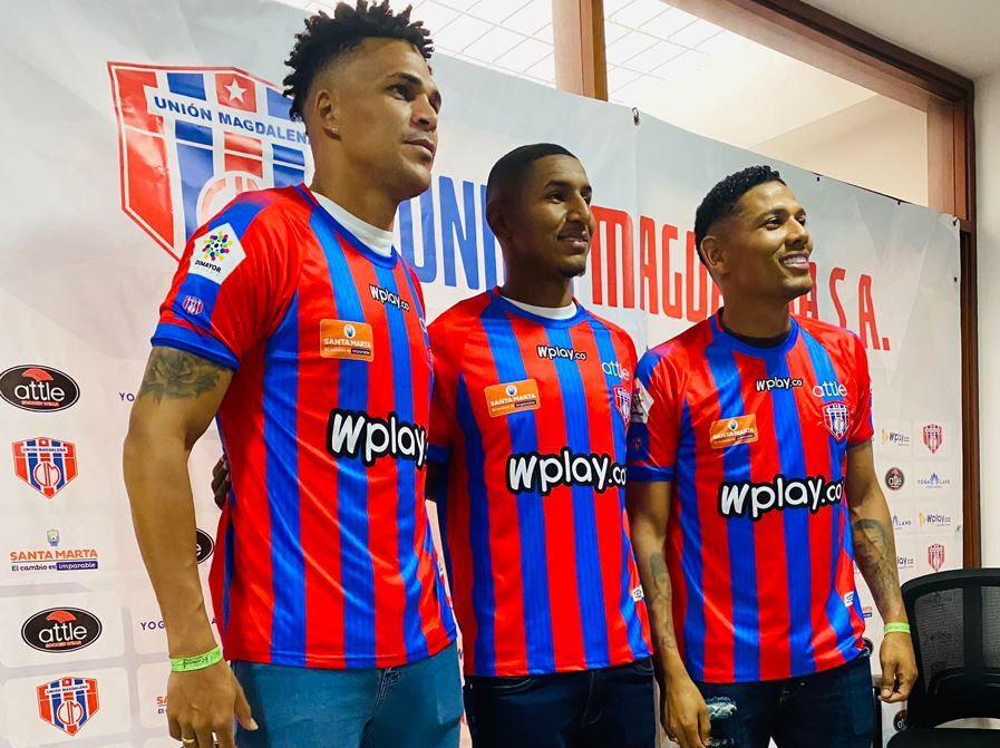 Los tres nuevos refuerzos del Unión Magdalena / Twitter: @IsaRodriguez91