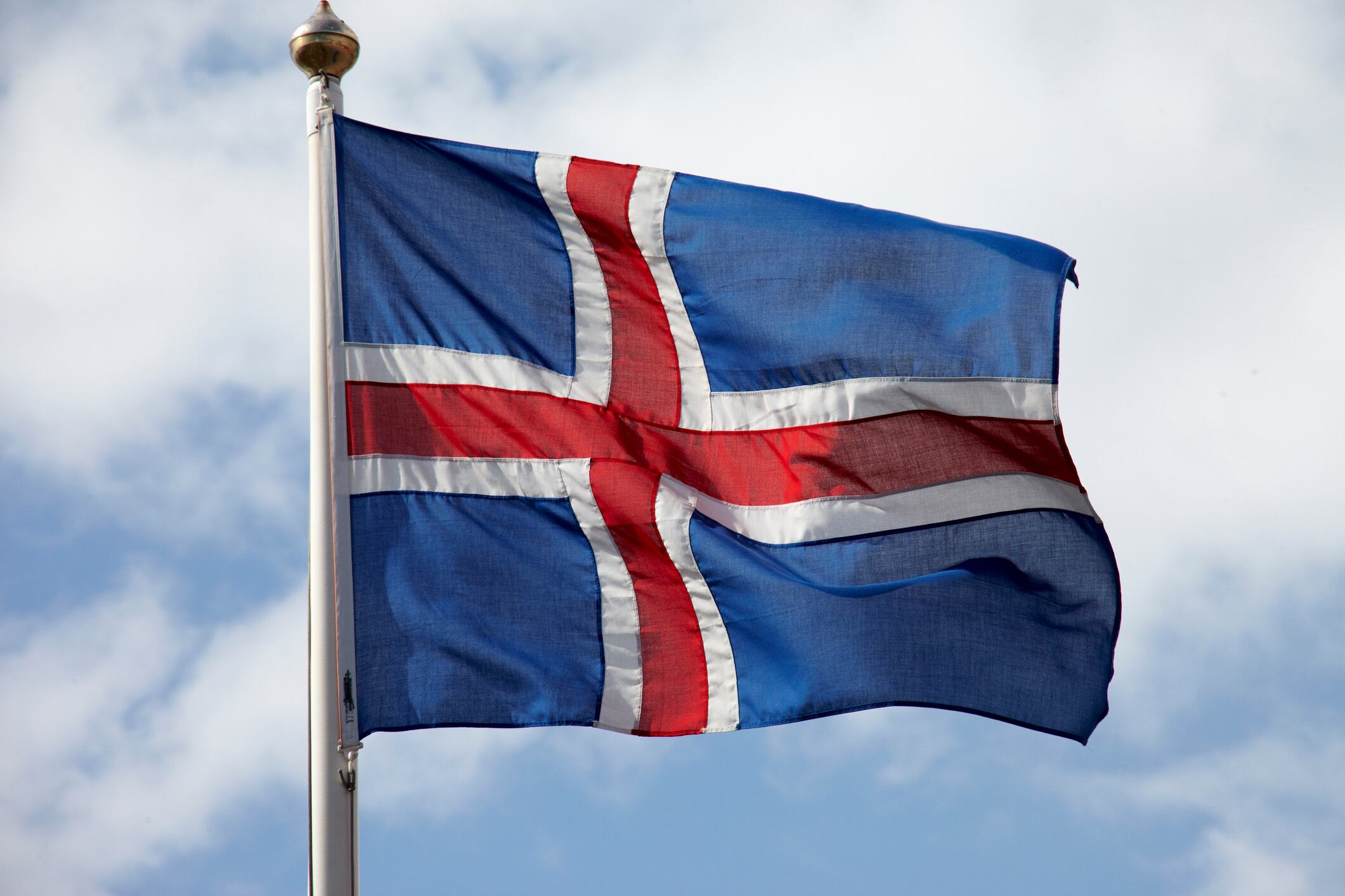 Islandia bandera imagen de referencia. Foto: Getty Images.