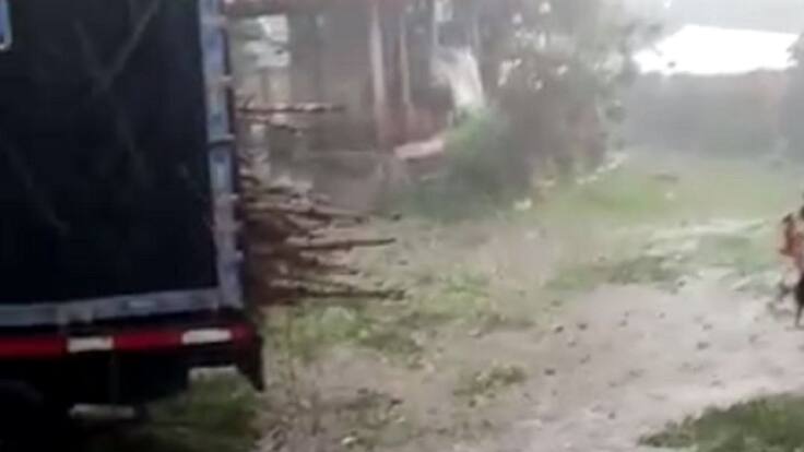 Damnificada en Quimbaya, Elizabeth Figueroa