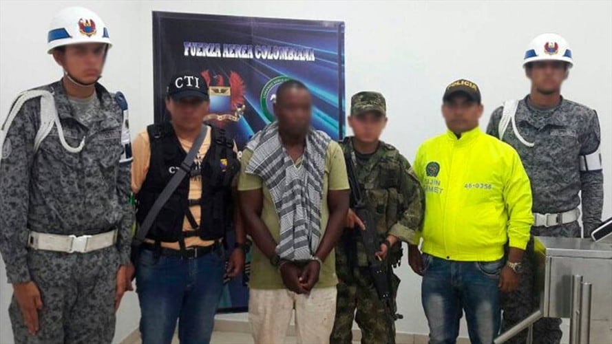 "Negro Fidel", según las autoridades, es cabecilla de zona de las disidencias del Frente Primero de las Farc. Foto: Policía Meta