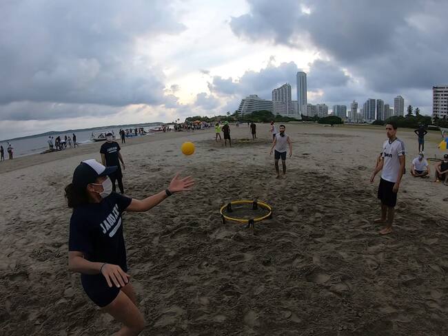 Fin de semana de Roundnet y fútbol en Cartagena