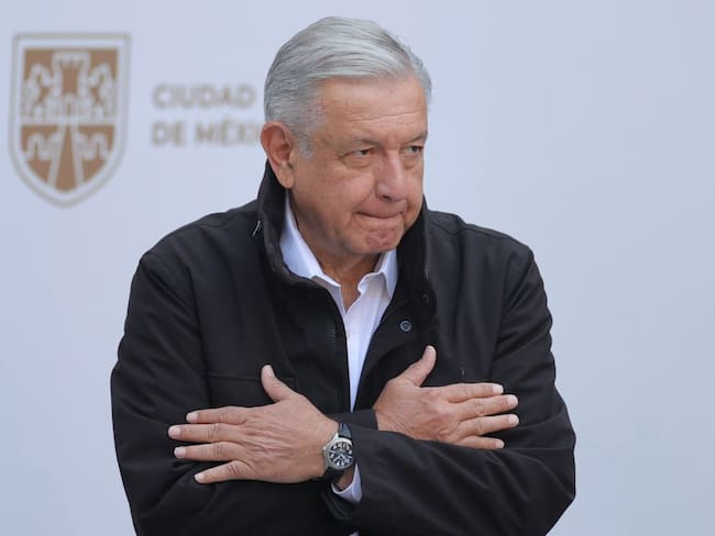 López Obrador en una de sus comparencias ante la prensa 