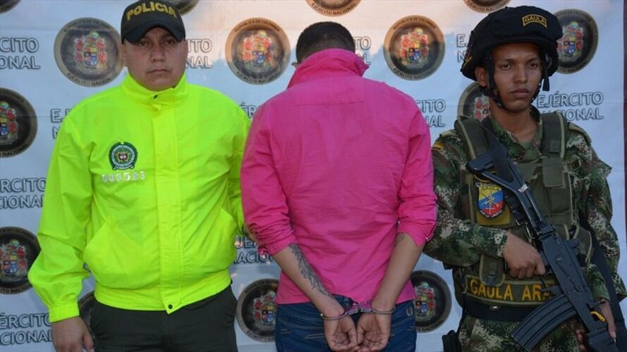 Capturado sicario del Eln. Foto: