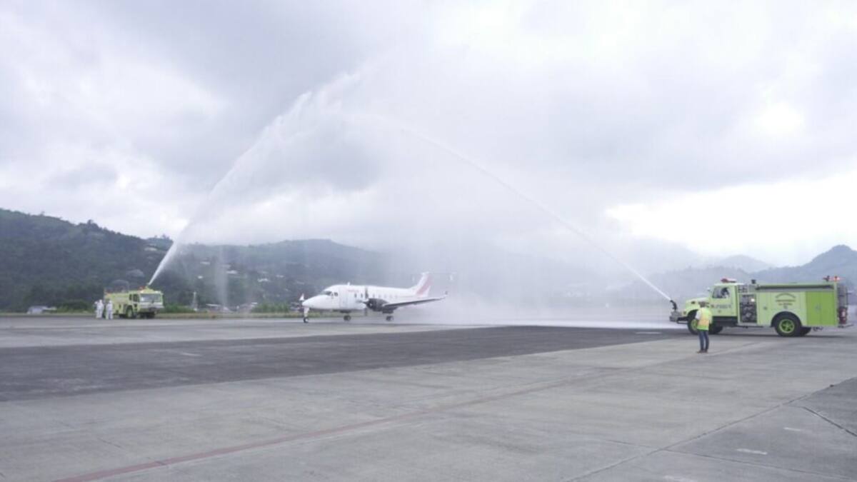 Una nueva aerolínea aterrizó en el Aeropuerto la Nubia de Manizales