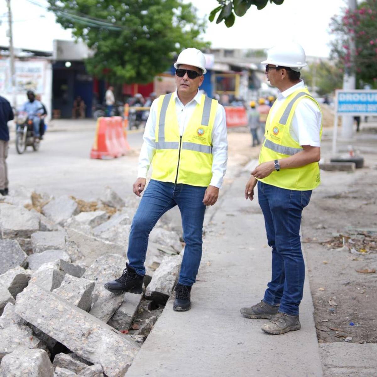 La avenida Pedro Romero sigue su transformación: obras viales ya llegaron al Cuartelillo de Olaya