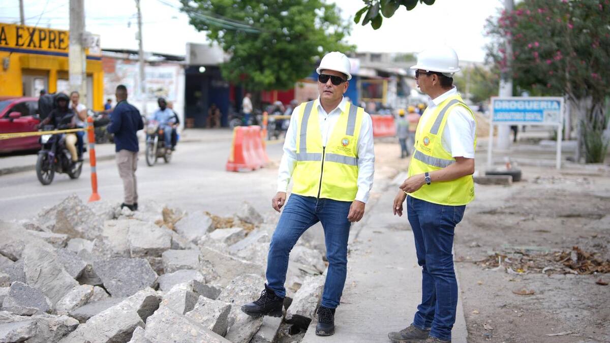 La avenida Pedro Romero sigue su transformación: obras viales ya llegaron al Cuartelillo de Olaya