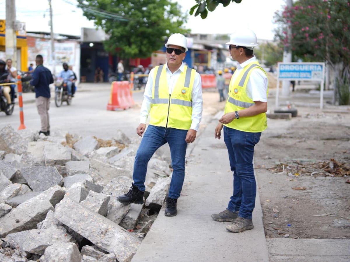 La avenida Pedro Romero sigue su transformación: obras viales ya llegaron al Cuartelillo de Olaya