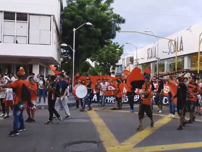 Hinchas del Cúcuta Deportivo marcharon por la situación del equipo