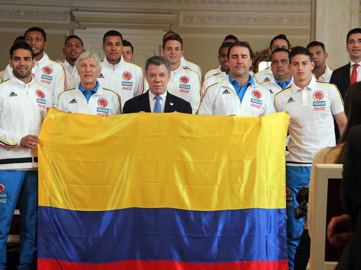 Juan Manuel Santos despide a la Selección Colombia rumbo a la Copa América