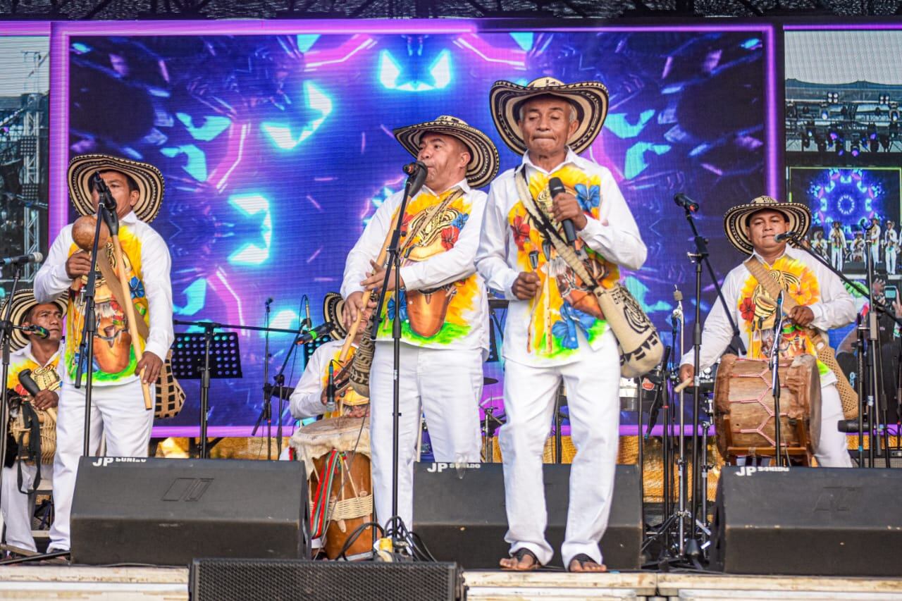 Gaiteros de San Jacinto, ganadores en la categoría "Folclor" en el Festival de Orquestas./ Foto: Carnaval S.A