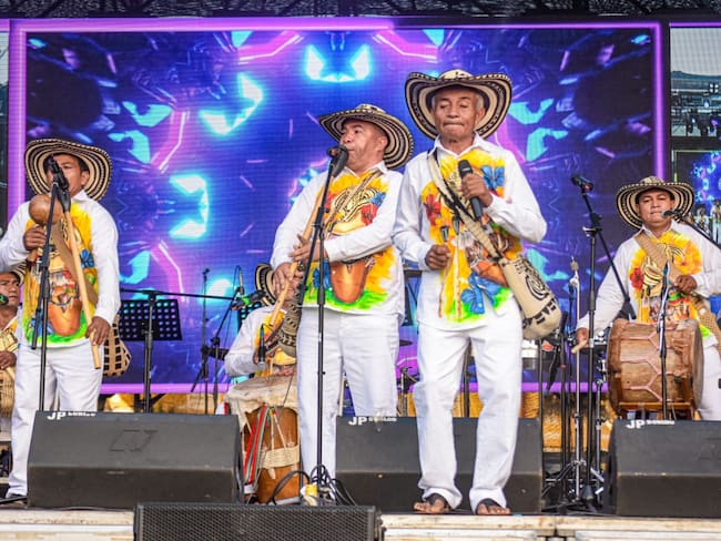 Gaiteros de San Jacinto, ganadores en la categoría "Folclor" en el Festival de Orquestas./ Foto: Carnaval S.A